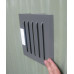 CORRUGATED COLORBOND VENT 200X190 - HORIZONTALLY ORIENTATED