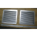 KOMBI VAN VENTS 390MM WIDE X 380MM HIGH - STEEL - 1 PAIR- WITH MOUNTING HOLES