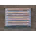 BRICK VENT 230 X 165 STAINLESS STEEL, EMBER MESH, FOLDED, SIDE TABS 