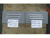 HR HOLDEN PANEL VAN LOUVRE INSERTS - MILD STEEL - 1 PAIR