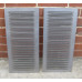 Toyota Landcruiser Bonnet Louvres, Steel (1 Pair) - Plain no holes