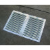 600x400 STAINLESS STEEL HEAVY DUTY STOCK LOUVRE VENT- 2 ROWS